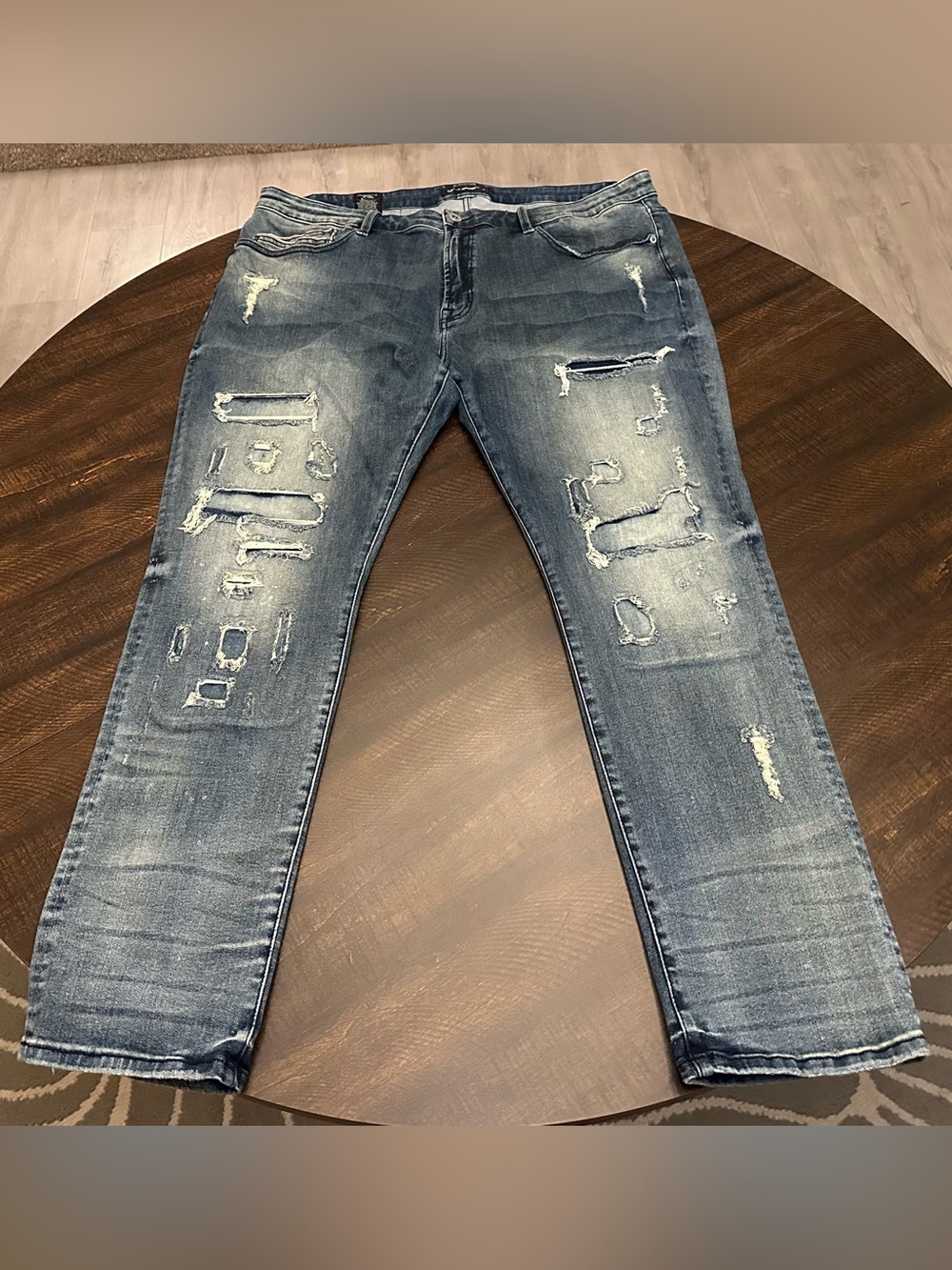 Cult of Individuality Rocker Slim Men’s Distressed Jeans-42x33